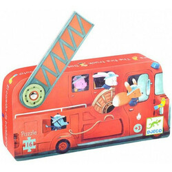 DJECO. Пазл 16 "Пожарная машина" (3070900072695)