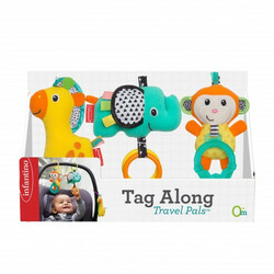 INFANTINO. Іграшки навісні "В подорож"(3021105069423)