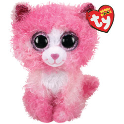TY. Мягкая игрушка Beanie Boo's Розовый котенок "Reagan"15см (8421363087)