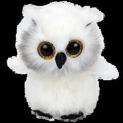 TY. М'яка іграшка біла сова beanie boo's 25см(фламінго, рожево-блакитний одноріг) (8421364800)