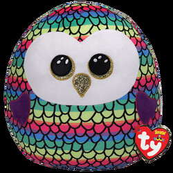 TY. М'яка іграшка подушка сова squish - a - boos owen(8421391912)