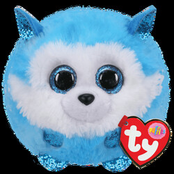 TY. Мягкая игрушка puffies хаски (42513)