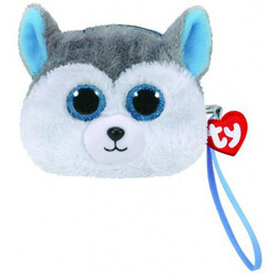 TY Gear Мягкая игрушка  Хаски "Slush" кошелек (95206)