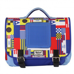 Upixel. Рюкзак O - Kid Geometry- Синій(6955185809938)