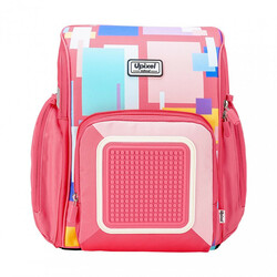 Upixel. Рюкзак funny square school розовый (6955185809785)