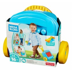 Mega Bloks. Переносной чемоданчик с конструктором (16 дет.)  (FLT37)