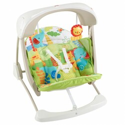 Fisher - Price. Портативна колыбель-качели "Тропічні друзі" з технологією "Розумне гойдання"(CCN92)