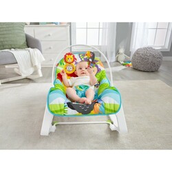Fisher-Price. Массажное кресло-качалка ''Сказочные джунгли'' (GNV69)