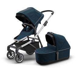 Детская коляска с люлькой Thule Sleek (Navy Blue)(TH 11000010)