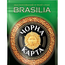 Чорна Карта. Кава розчинний Exclusive Brasilia 285 г(4620007592627)