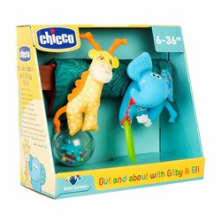 Chicco. Іграшка на коляску Chicco "Джилби і Елі"(8058664119370)