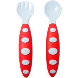 Lindo. Набор для кормления Li Premium А52 Ложка с вилкой, 6мес+ (000527)