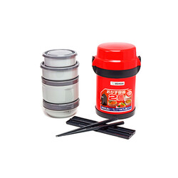 ZOJIRUSHI. Набор для ланча SL-JAF14RU 1.23 л ц:красный (1678.05.28)