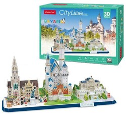 CubicFun. Тривимірна головоломка-конструктор "CITY LINE BAVARIA"(6944588202675)