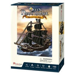 CubicFun. Тривимірна головоломка-конструктор "Корабель Помста королеви Ганни"(6944588240356)