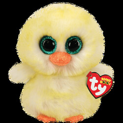 TY. Мягкая игрушка Beanie Boo's Цыпленок "LEMON DROP" 15 см(8421363162)