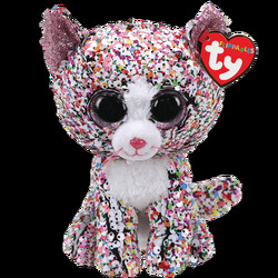 TY. Мягкая игрушка FLIPPABLES Котенок "CONFETTI" 15 см(8421363582)