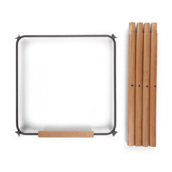 Childhome. Комплект ножек длинных EVOLU 2 NATURAL (с подножкой) (CHEVOFTNA)