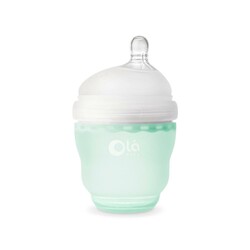 Olababy. Силиконовая антиколиковая бутылочка GentleBottle Sky/голубой, 120мл (80440)