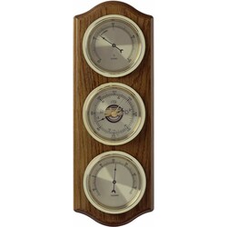 TFA. Метеостанция, дуб, d=80/80/80 мм, 338х122х40 мм (20107601B)
