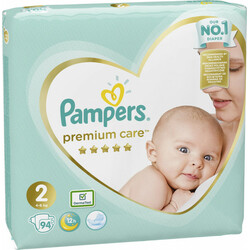 Pampers Premium Care Подгузники  Размер 2 (4-8 кг), 94 шт (8001841104911)