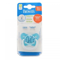 Dr. Brown's. Пустушка PreVent "Метелик", колір блакитний, 12+ міс., 1 шт.(PV31404 - SPX)