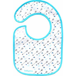 BabyOno.Нагрудник махровый  "I eat and I grow" непромокаемый (3+ мес.)(831)(407615)