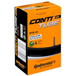 Continental. Камера MTB 26 "x1.75-2.5, 47-559 -> 62-559, AV40mm, 205 г (181 611)