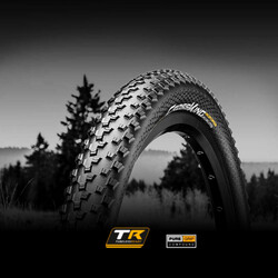 Continental. Покришка беськамерная Cross King ShieldWall 27.5 "| 27.5x2.80черная, складна skin (150336)