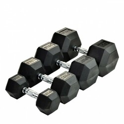 Stein. Гантель гексогональная обрезиненная 30 кг (LKDB-111-30)