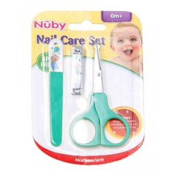 Nuby. Манікюрний набір - ножиці, щипчики, пилка(4774)