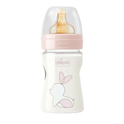Chicco. Бутылочка пластик Original Touch, 150мл, 0м+ (8058664121779)