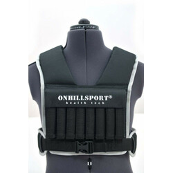 Онхиллспорт.Жилет WORKOUT 16 кг (груз 0,5 кг -32 шт) с грузами (4 комплекта грузиков OS-0390-4)WK-32