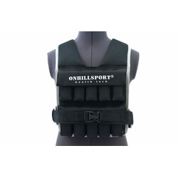 Онхиллспорт. Утяжелительный жилет 1-20 кг RUNNER с грузами (2 комплекта грузиков OS-0390) (ZT-0202)