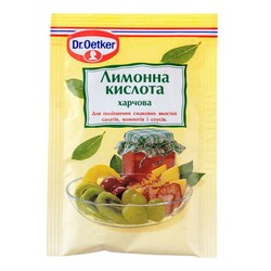 Dr.Oetker. Кислота лимонна 8г. (5941132002065)