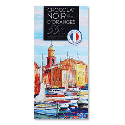 Премія. Шоколад чорний з шматочками апельсина 100г. (4823096418018)