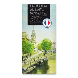 Премія. Шоколад молочний з подрібненим фундуком 100г. (4823096418032)