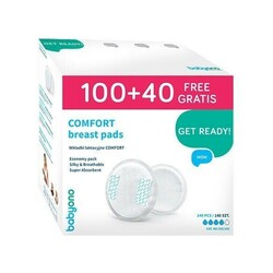 BabyOno. Вкладыши лактационные COMFORT 140шт (296/140)