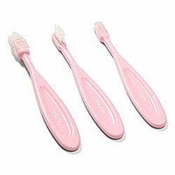 BabyOno. Зубные щеточки набором (Голубой) 3 шт (550/02)