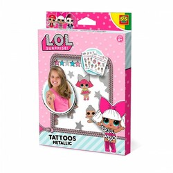 SES Creative. Набор тату-наклеек серии L.O.L SURPRISE! - МЕТАЛЛИК (14192S)