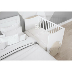 Trama.Кроватка Kuma Matt White/Light Earth (8312602)