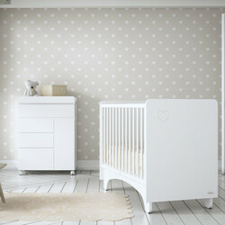 Trama.Кроватка 2в1 Gala Matt white (8312640)