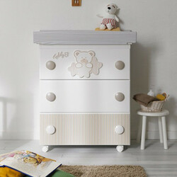 Pali.Комод-пеленатор Teddy White (8090142)