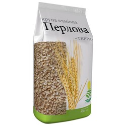 Терра . Крупа ячменная перловая №1 900г. (4820015730763)