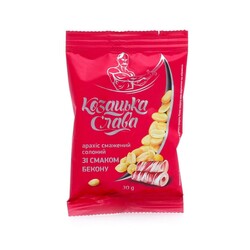 Козацька слава. Арахіс смажений солоний смак бекону  30г. (4820237810250)