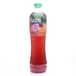 Fuze tea. Чай холодный черный персик-роза 1,5л. (5449000235985)