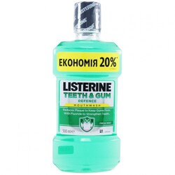 Listerine. Ополіскувач д / рота Захист зубів / ясен 05л. (3574661070377)