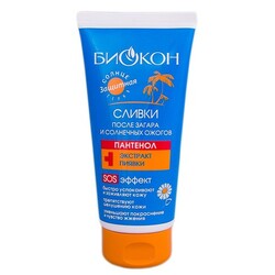 Биокон. Сливки после загара и солнечных ожогов Биокон 160 мл (4820008310255)