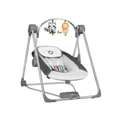 Lionelo. Шезлонг Lionelo OTTO COZY GREY(00052910)