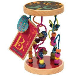 Battat. Развивающая деревянная игрушка - РАЗНОЦВЕТНЫЙ ЛАБИРИНТ (BX1155)